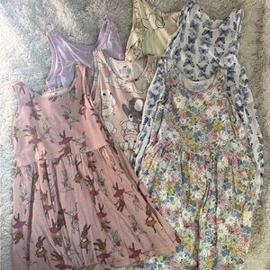 H&M Floral and Animal Print Kids Dresses Set 6-8Y Bundle of 6